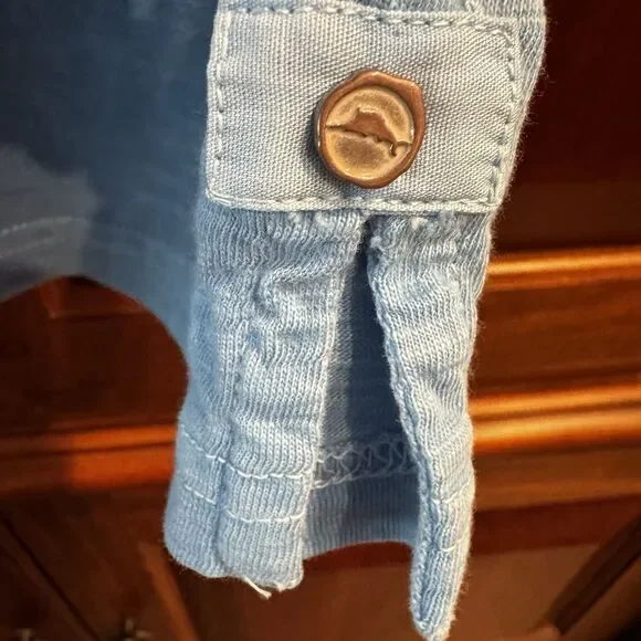 Tommy Bahama Beach Fade Abaco Tee Blue Infinity Pool Pocket Shirt NWT Size XL - Picture 9 of 13